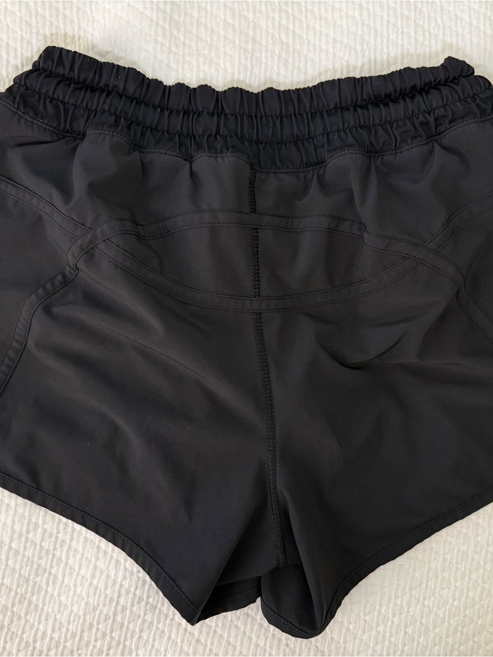 lululemon athletica Black Women's Athletic Shorts with Elastic Waist - Picture 2 of 7